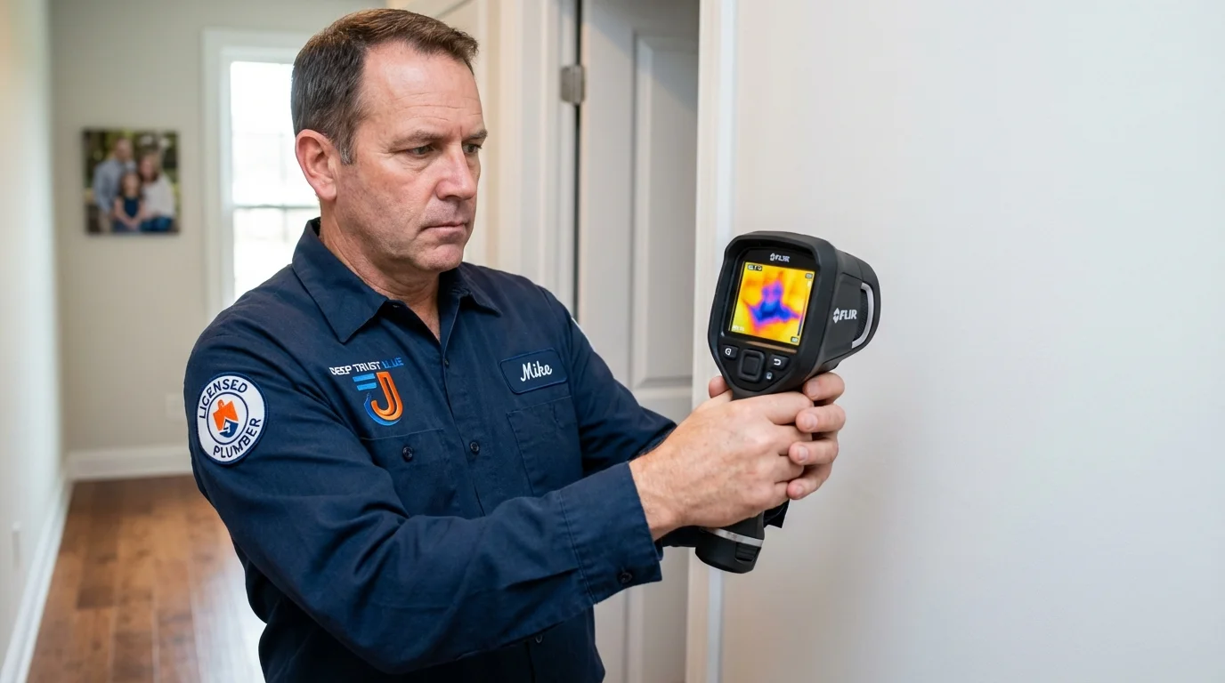 Thermal imaging leak detection by Johns Plumbing LLC in Richland Center